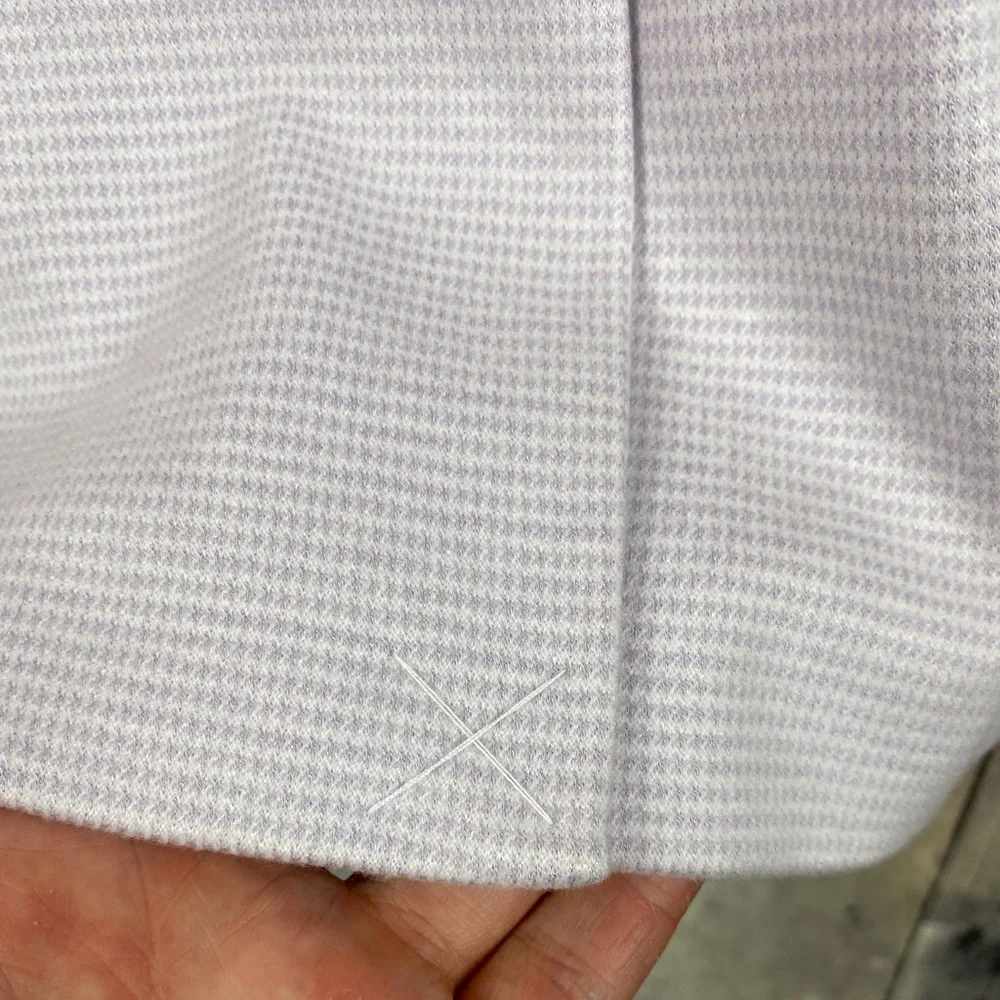 Ann Taylor Lavender Houndstooth Plaid Print Blazer Size 6 NWT! - Picture 9 of 14